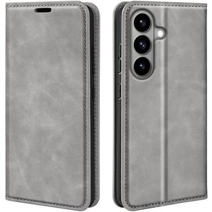 Mobigear Retro Slim Housse Samsung Galaxy S26 Etui Porte-Monnaie - Gris