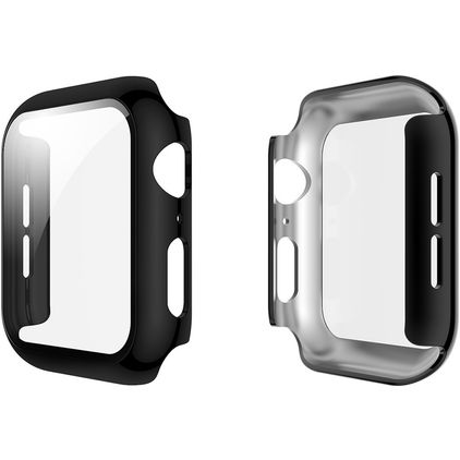 Mobigear Royal Coque Apple Watch - 44 mm Coque Rigide - Noir