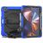 Mobigear SureGrip Xtreme Coque iPad Pro 12.9 Pouces (2020) Coque arrière en Plastique rigide,Silicone + Porte-crayon + Bandoulière + Support Amovible - Noir / Bleu
