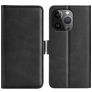 Mobigear Slim Magnet Housse iPhone 15 Pro Max Etui Porte-Monnaie - Noir