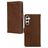 Mobilize Wallet Housse Samsung Galaxy A34 Etui en Cuir Véritable Porte-Monnaie - Marron