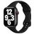 Mobigear Sport Slim Bracelet Silicone Apple Watch Fermeture à clou et passant - 49/46/45/44 mm - Noir