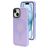 Mobiparts Hardcover Coque iPhone 15 MagSafe Coque arrière Rigide - Satin Lila