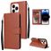 Mobigear Wallet Housse iPhone 14 Pro Etui Porte-Monnaie - Marron