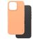CARE by PanzerGlass Fashionable Coque iPhone 16 Pro Max MagSafe Coque arrière en Silicone - Peachy