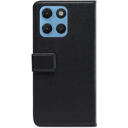 Mobilize Classic Gelly Wallet Housse Motorola Moto G17 Etui Porte-Monnaie - Noir