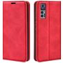 Mobigear Retro Slim Housse TCL 30 Etui Porte-Monnaie - Rouge