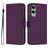Mobigear Urban Wallet Housse Samsung Galaxy S25 Edge Etui Porte-Monnaie - Violet