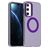 Mobigear Shockproof Samsung Galaxy A16 MagSafe Plastique rigide Coque arrière - Violet