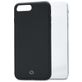 Mobilize Solid Coque iPhone 8 Plus Coque arrière en Silicone - Noir
