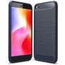 Mobigear Brushed Slim Coque Xiaomi Redmi Go Coque arrière en TPU Souple - Bleu Marin