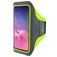 Mobiparts Comfort Fit Brassard Téléphone Samsung Galaxy S10e Brassard Coque de Sport en Neoprène - Neon Green