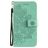 Mobigear Flowers OPPO A54 5G Étui Portefeuille - Turquoise