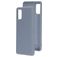 Mobiparts Coque Samsung Galaxy A41 Coque arrière en Silicone - Royal Grey