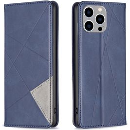 Mobigear Rhombus Slim Housse iPhone 15 Pro Max Etui - Bleu