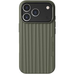 Nudient Bold Coque iPhone 17 Pro MagSafe Coque arrière Rigide - Olive Green