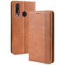 Mobigear Sensation Housse Wiko View 3 Pro Etui Porte-Monnaie - Cognac