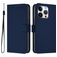 Mobigear Urban Wallet Housse iPhone 16 Pro Etui Porte-Monnaie - Bleu Marin