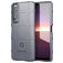 Mobigear Rugged Shield Coque Sony Xperia 1 III Coque arrière en TPU Souple Anti-Chocs - Gris