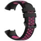 Mobigear Sport Plus Buckle Bracelet Silicone Fitbit Charge 4 Fermeture boucle ardillon - Noir / Rouge