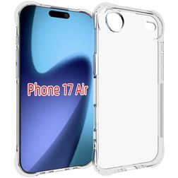 Mobigear Cushion Coque Transparente iPhone Air Coque arrière en TPU Souple - Transparent