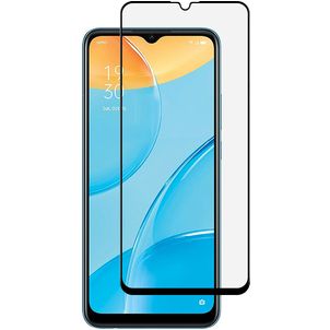 Mobigear Premium OPPO A15 Verre trempé Protection d'écran - Compatible Coque - Noir