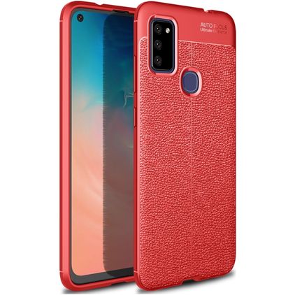 Mobigear Luxury Coque Samsung Galaxy M51 Coque arrière en TPU Souple - Rouge