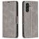Mobigear Excellent Housse Samsung Galaxy A55 Etui Porte-Monnaie - Gris