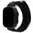 Mobilize Alpine Bracelet Nylon Apple Watch Fermeture boucle ardillon - 49/46/45/44 mm - Noir
