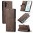 CaseMe 013 Samsung Galaxy Note 10 Étui Portefeuille - Marron