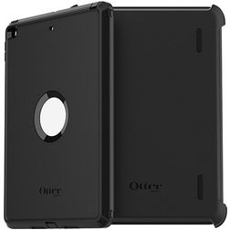 OtterBox Defender Coque iPad 7 (2019) Coque Arrière Rigide Antichoc + Support Amovible - Noir