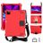 Mobigear HexStrap Coque iPad Pro 11 Pouces (2024) Coque arrière en EVA + Bandoulière - Rouge