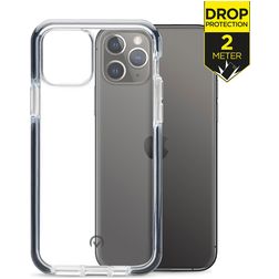 Mobilize Shatterproof Coque iPhone 11 Pro Max Coque arrière Rigide Anti-Chocs - Transparent / Noir