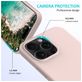 Mobigear Rubber Touch Coque iPhone 16 Pro Coque arrière en Silicone - Rose