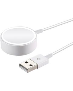 Mobigear USB-A Magnetic Chargeur Apple Watch 1 mètre 5W 1A - Blanc