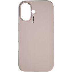 Nudient Base Coque iPhone 16 Coque arrière en Silicone - Stone Beige