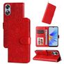Mobigear Sunflower Housse OPPO A17 Etui Porte-Monnaie - Rouge