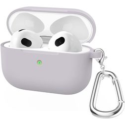 Mobigear Classic Coque Apple AirPods 3 Coque en Silicone Souple - Lavande