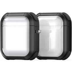Mobigear Shockproof Coque Apple AirPods 1 Coque Rigide - Noir