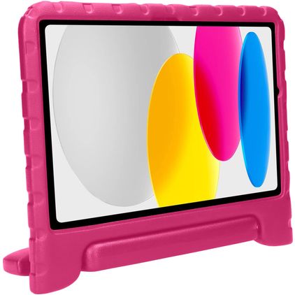 Mobiparts Kids Coque iPad 10 (2022) Coque de tablette pour enfants avec Poignée Enfants en EVA - Rose