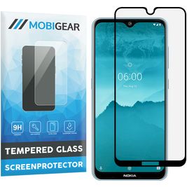 Mobigear Premium Nokia 6.2 Verre trempé Protection d'écran - Compatible Coque - Noir