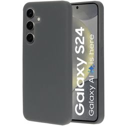 Mobiparts Coque Samsung Galaxy S24 Coque arrière en Silicone - Urban Grey