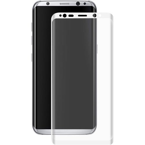 Mobigear Curved Samsung Galaxy S8 Plus Verre trempé Protection d'écran - Blanc