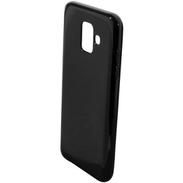 Mobiparts Classic Coque Samsung Galaxy A6 (2018) Coque arrière en TPU Souple - Noir
