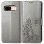 Mobigear Clover Housse Google Pixel 8a Etui Porte-Monnaie - Gris