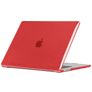 Mobigear Crystal Case MacBook Air 13 Pouces (2022-2026) Coque - Rouge - Model A2681 / A3113 / A3240 / A3449