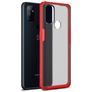Mobigear Shockproof Coque OnePlus Nord N100 Coque arrière Rigide Anti-Chocs - Rouge