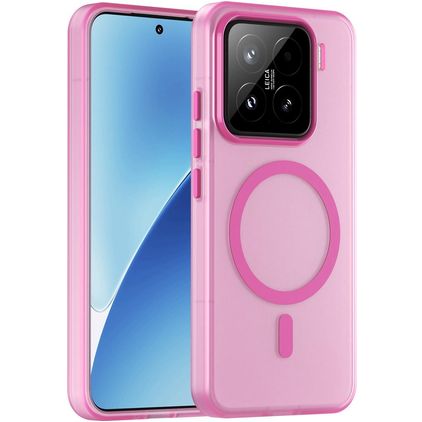Mobigear Shockproof Coque Xiaomi 15 MagSafe Coque arrière Rigide - Rose