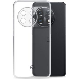 Mobilize Gelly Coque Transparente OnePlus 11 Coque arrière en TPU Souple - Transparent