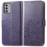 Mobigear Clover Housse Nokia G42 Etui Porte-Monnaie - Violet